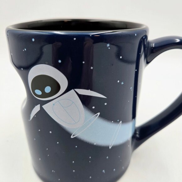 Disney Pixar Parks Eve And Wall-E Heart Ceramic Coffee Mug Cup Set Read - Picture 13 of 16